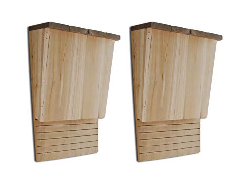 Zerone - Juego de casa de caldero, 2 unidades, caseta de caldero, de madera, para exteriores, 22 x...