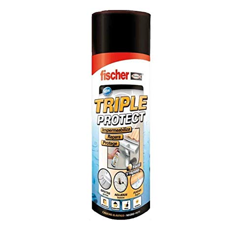 fischer – spray silicona Triple Protect (bote 500 ml) para sellar e impermeabilizar pequeños...