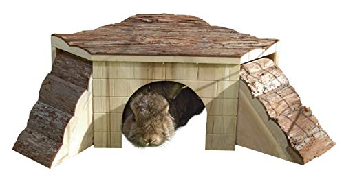 Casa para roedores con rampas 37 x 37 x 16 cm sin rampas 25 x 25 x 15 cm
