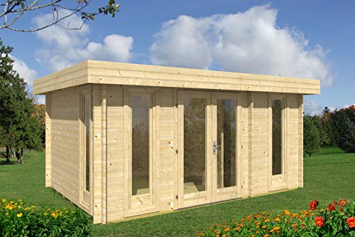 Gartenhaus Oriental-5 - Caseta de madera para jardín (470 x 320 cm, 40 mm)