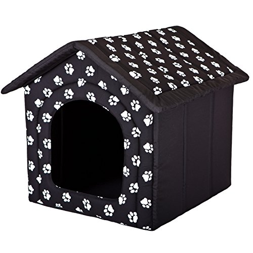 Hobbydog - Caseta para Perro, tamaño 3, Color Negro con Patas.